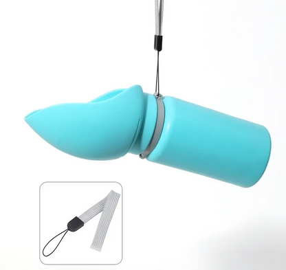 Foldable Water Bottle For Pets With Integrated Bowl