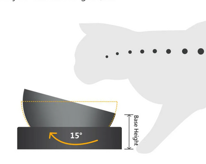 Double Bowl For Cats Made Of Stainless Steel With Stand