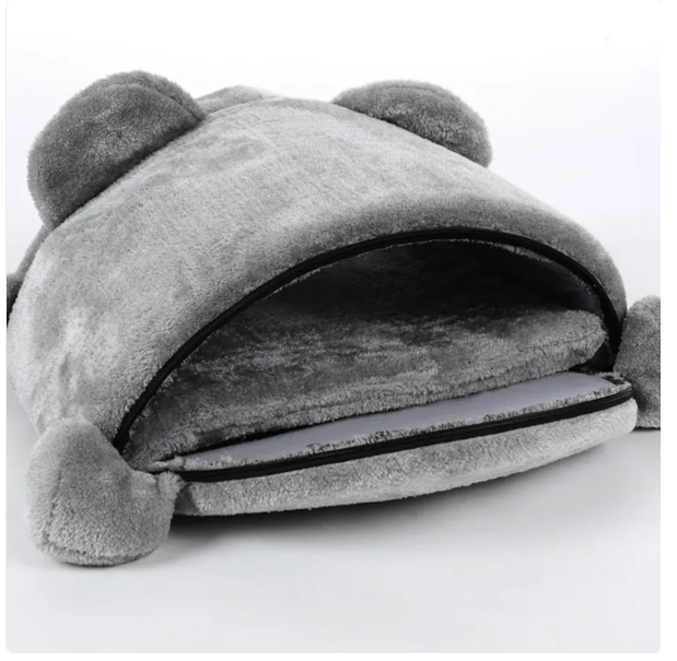 Cosy Cat Sleeping Cave In Mouse Design - Soft And Comfortable For Your Cat