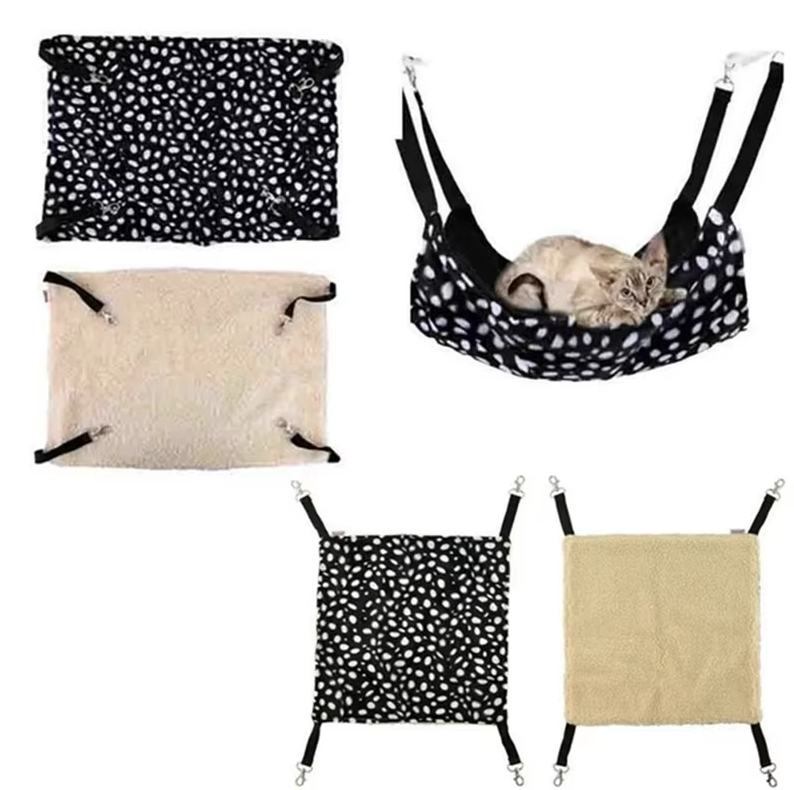 Comfortable Cat Hammock - Cosy Sleeping Place For Cage At Home