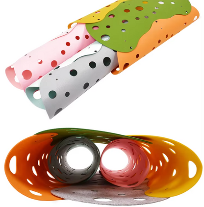 Cat Tunnel With Holes - Flexible Play Tunnel For Cats