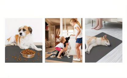 Silicone Feeding Mat For Pets - Waterproof, Non - Slip Feeding Mat For Dogs Cats