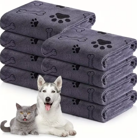 Super Absorbent Dog Towel - Soft Quick Drying Microfibre Towel For Dogs Cats