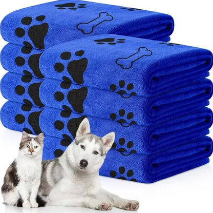 Super Absorbent Dog Towel - Soft Quick Drying Microfibre Towel For Dogs Cats
