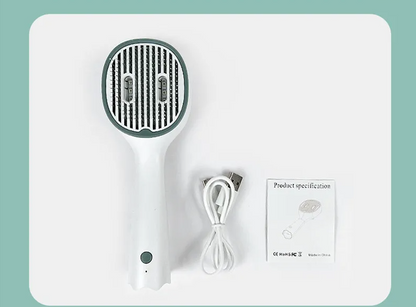 Electric Hair Brush - Fast Smoothing And Detangling Brush For Straight Hair