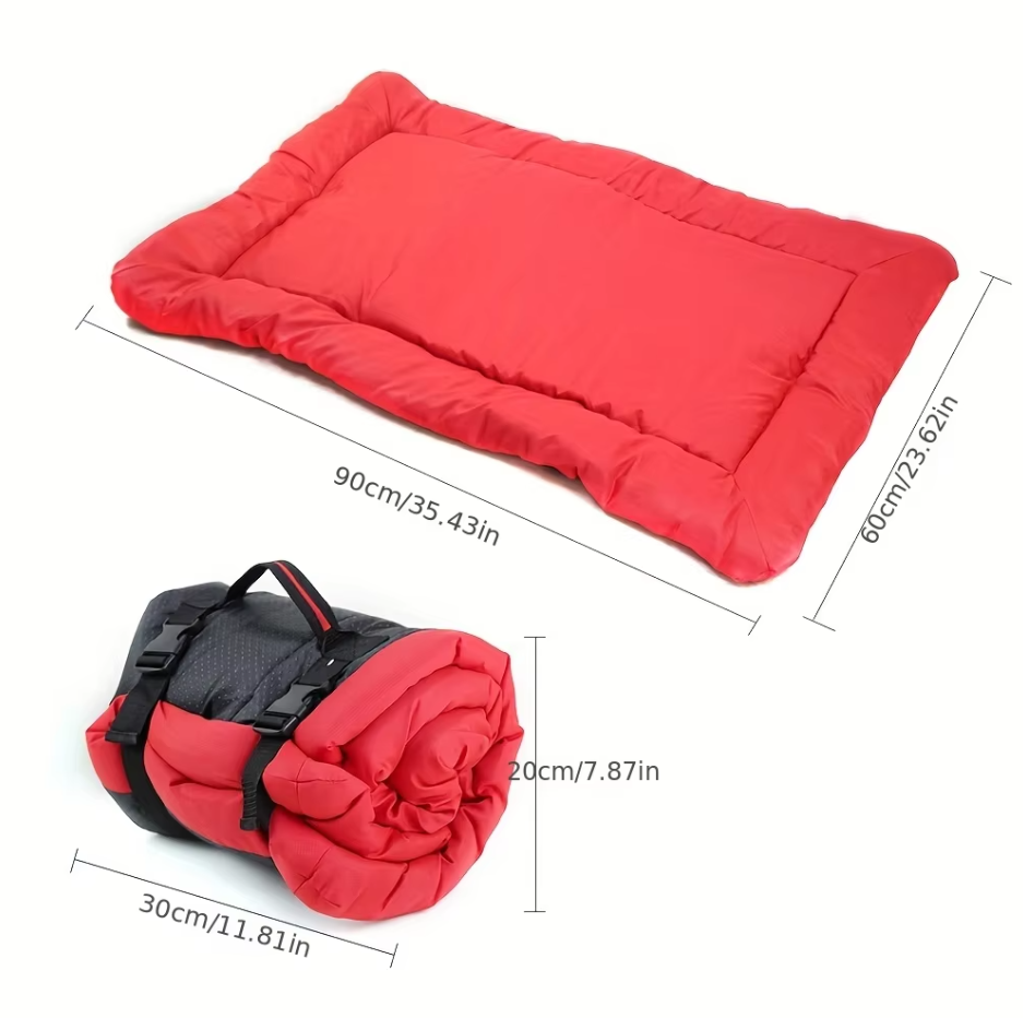 Travel Cushion For Dogs - Soft Washable Dog Bed For Car Sofa On The Go