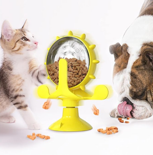 Interactive Snack Dispenser For Cats