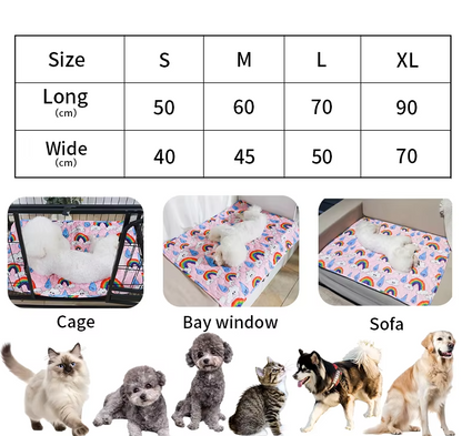 Coloured Pet Blanket - Soft Washable Mat For Dogs Cats