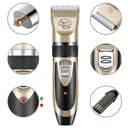 Silent Coat Trimmer Set For Dogs