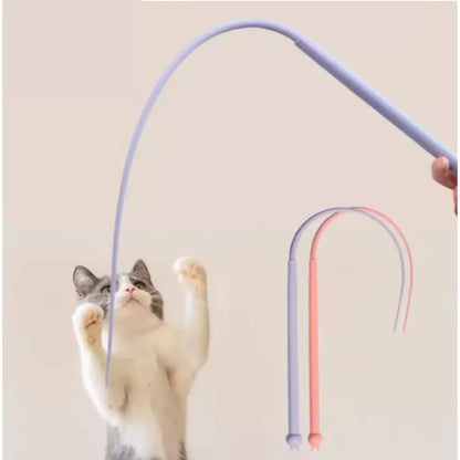 Set Of 2-Flexible Play Stick For Cats - Interactive Play Fun