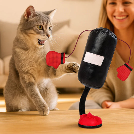 Interactive Punching Bag Cat Toy