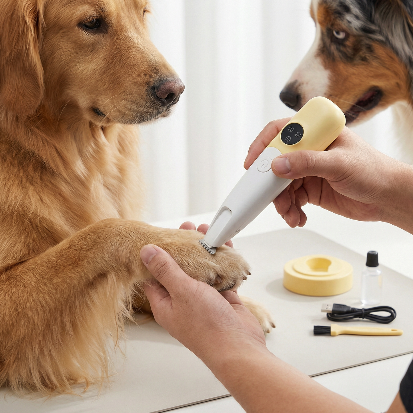 Pet Paw Trimmer – Quiet, Cordless Grooming Trimmer for Dogs & Cats