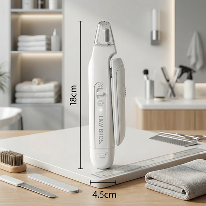 2-in-1 Pet Nail Clipper & Trimmer with LED – Quiet Grooming Tool for Dogs & Cats
