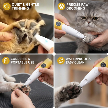 Pet Paw Trimmer – Quiet, Cordless Grooming Trimmer for Dogs & Cats