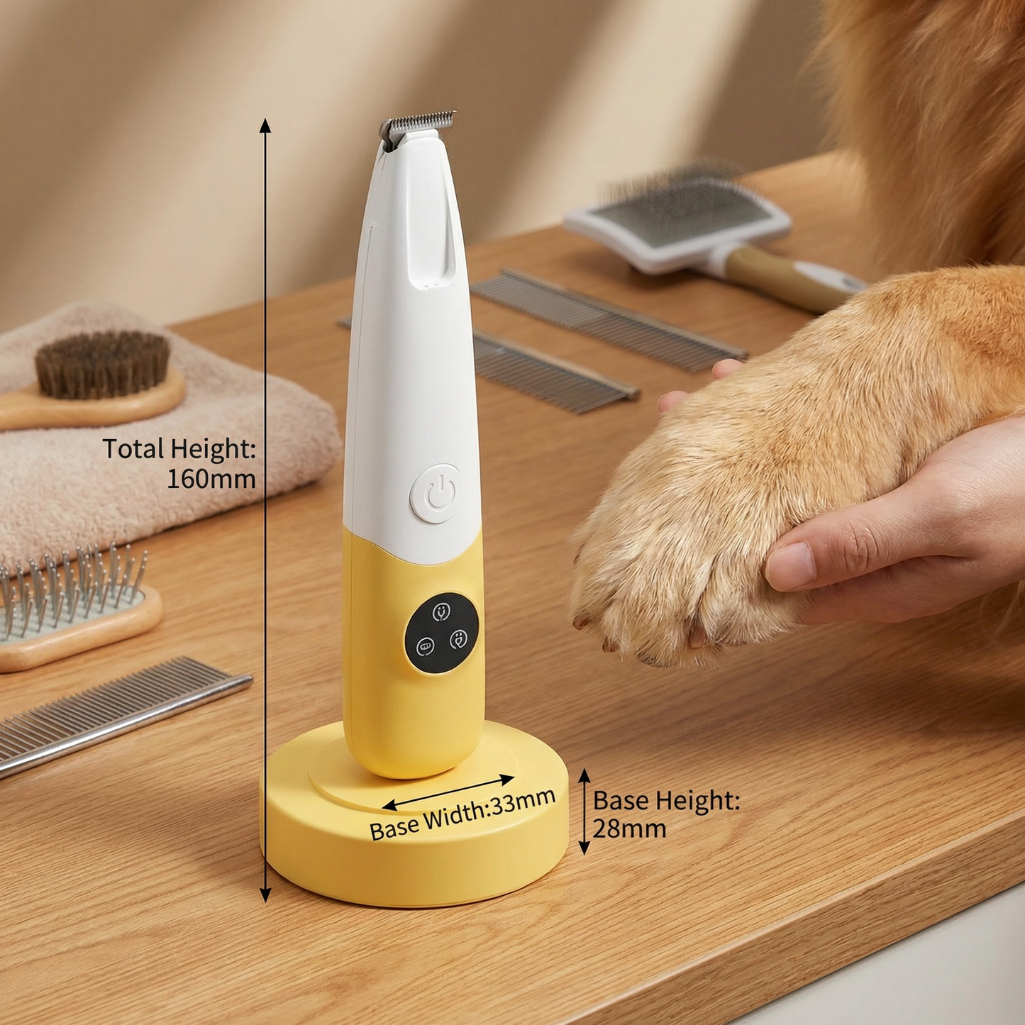 Pet Paw Trimmer – Quiet, Cordless Grooming Trimmer for Dogs & Cats