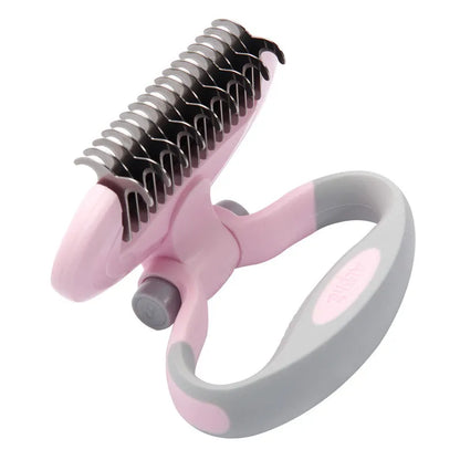 Ergonomic Pet De - Matting Brush With 360 ° Rotating Head For Gentle Coat Care