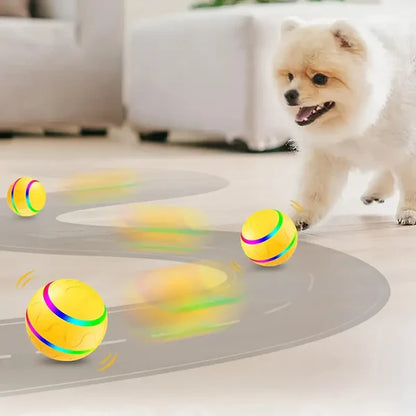 Durable and Long-Lasting Self-Rolling Dog Ball