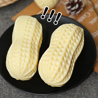 Dog Toy In Peanut Shape - Chew Toy With Sound Hole For Dogs