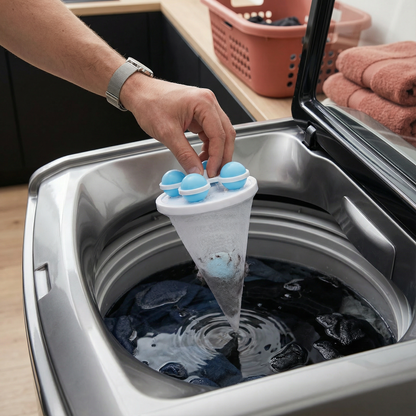 Pet Hair Laundry Filter for Washing Machines – Reusable Hair Catcher Bag