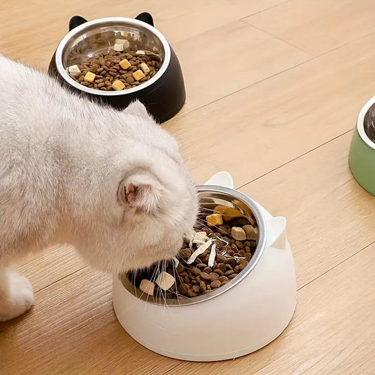 Elevated Ergonomic Cat Food Bowl