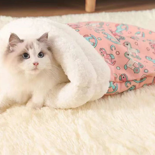 Cozy Cat Sleeping Bag Cuddly Bed