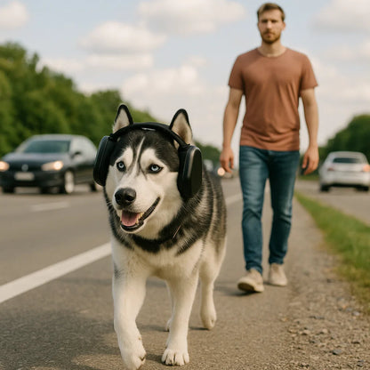 Anti-noise dog earmuffs