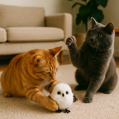 Fluttering and Chirping Bird Cat Toy