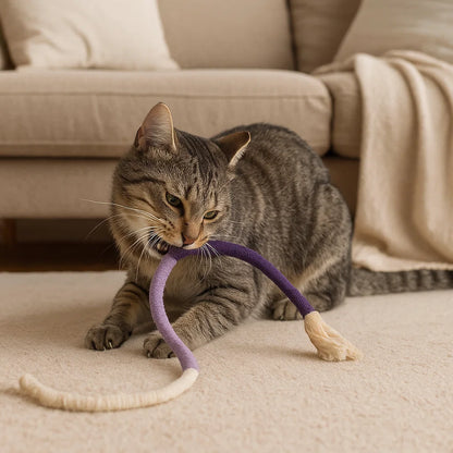 Natural Cat Chew Rope – Robust, Promotes Dental Hygiene and Reduces Stress