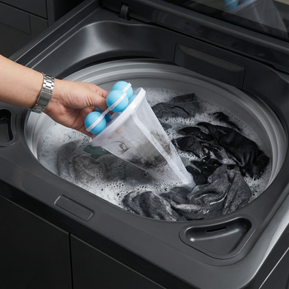 Pet Hair Laundry Filter for Washing Machines – Reusable Hair Catcher Bag
