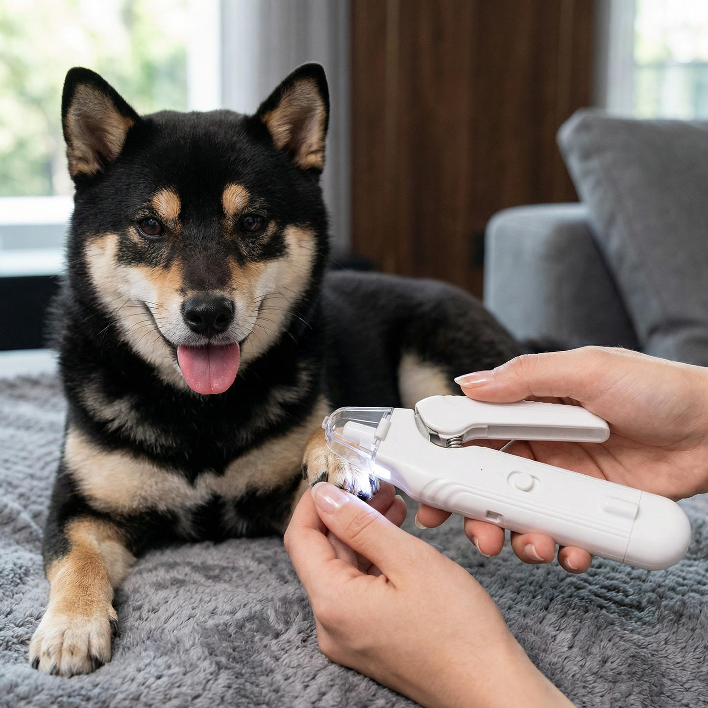 2-in-1 Professional Dog Nail Clipper & Grinder – Ultra-Quiet & Rechargeable